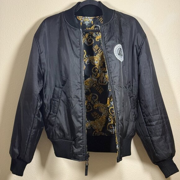 Versace Jeans Couture Jacket Barocco Reversible Bomber Jacket Printed coat - Picture 2 of 13